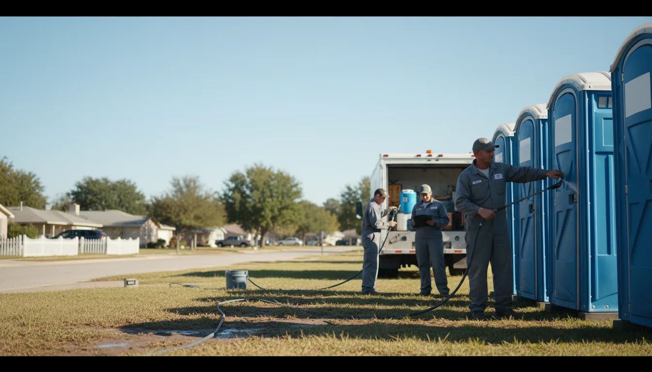 Long-Term Portable Toilet Rental in Ganado, TX near me